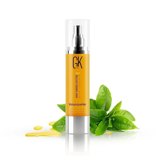 GK HAIR Global Keratin VolumizeHer (3.4 Fl Oz/100ml) Hair Spray, Anti-Frizz Hair Straightener, Heat Protectant Spray For Volume, Texture & Hold Beauty & Personal Care GK HAIR