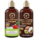 WOW Skin Science Apple Cider Vinegar Shampoo & Coconut + Avocado Oil Conditioner Duo 16.9 oz