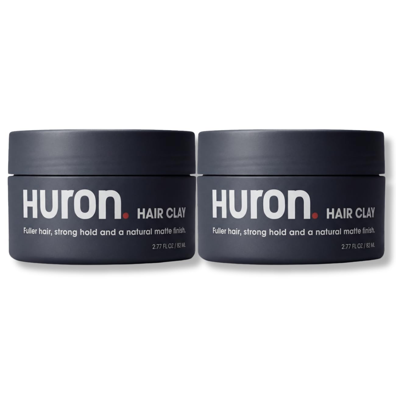 Huron Hair Clay for Men and Women - Premium Matte Finish Styling Clay, Firm Hold, Adds Texture, Fullness & Definition for a Natural Look, Clean Scent