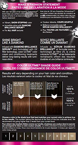 Schwarzkopf Color Ultime Permanent Hair Color Cream, 5.24 Cinnamon Brown