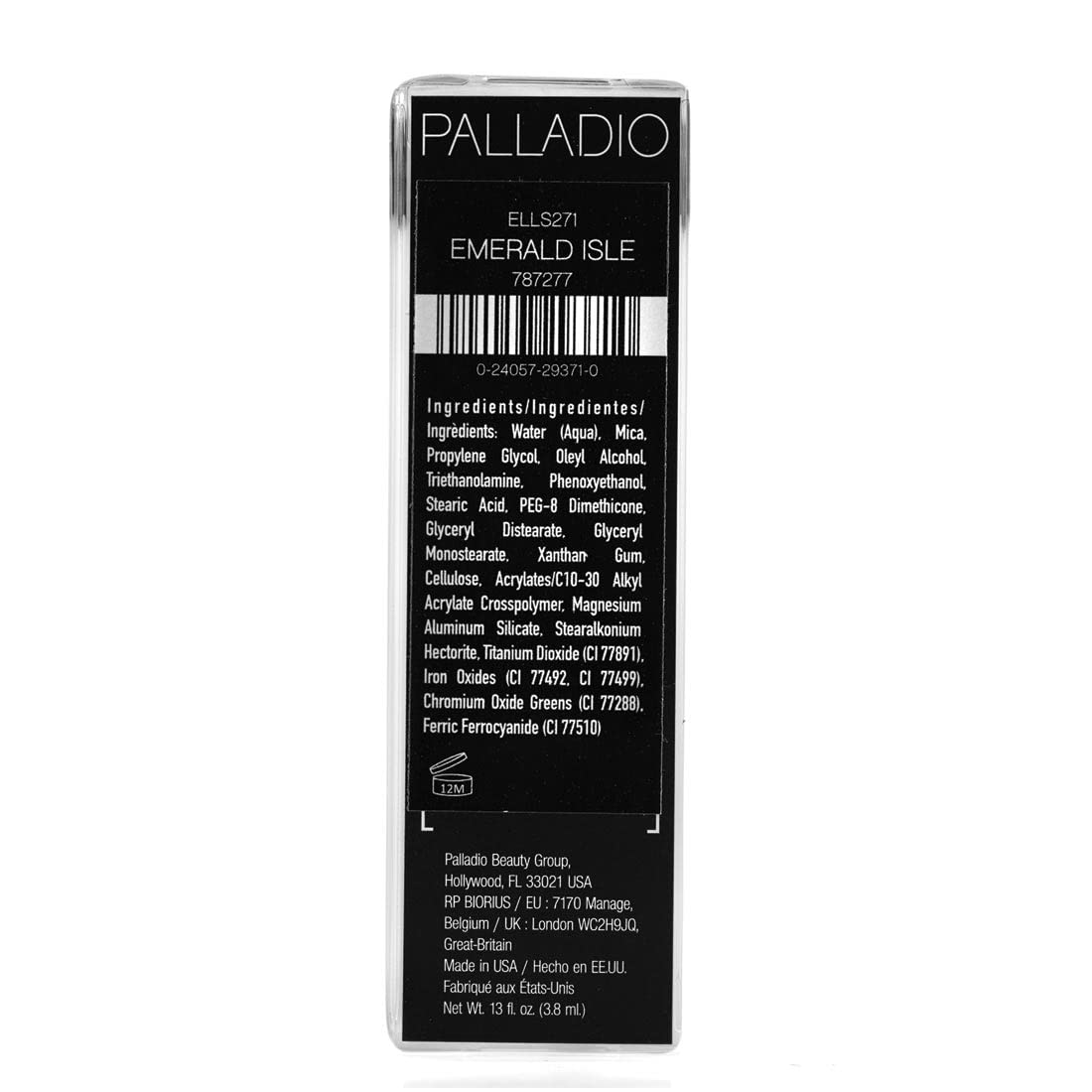 Palladio Liquid Eyeliner, Highly Pigmented and Waterproof Eyeliner, For Intense Eye Definition, Smear-proof Eyeliner Liquid, Includes Easy Grip Wand