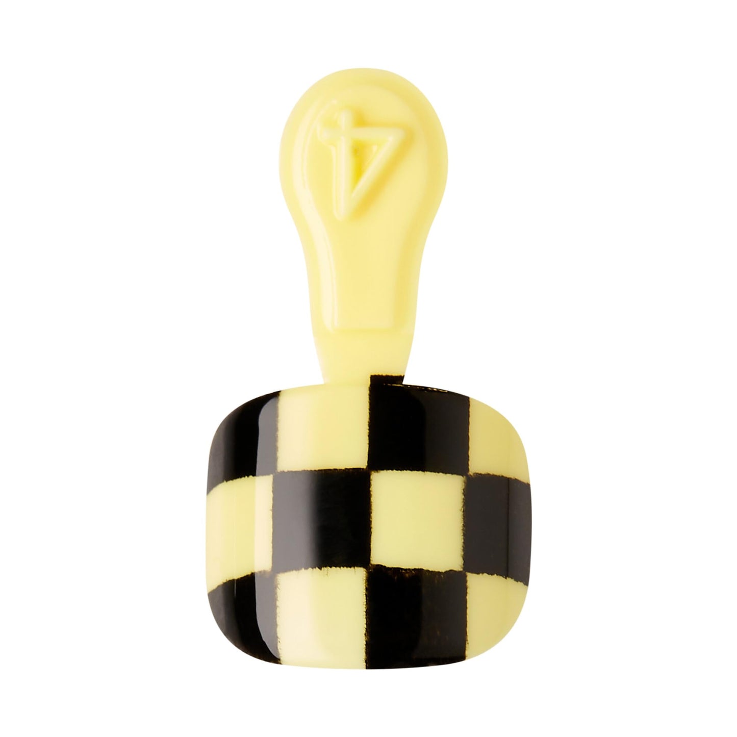 KISS Impress No Glue Pedi Press-On Toenails, Green, Smile Face, Yellow Chess, Squoval Shape, Includes 24 Nails, Prep Pad, 1 Manicure Stick, 1 Mini Beauty & Personal Care KISS