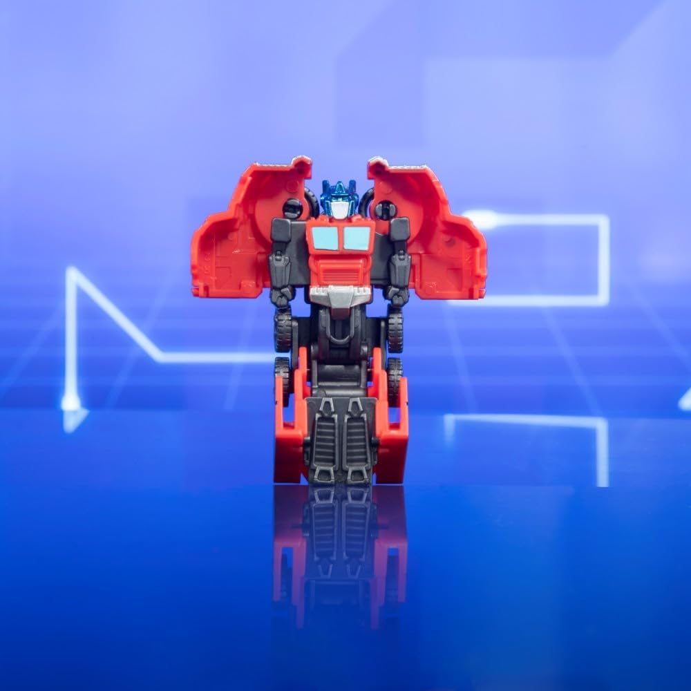 Transformers EarthSpark Tacticon Optimus Prime Figure 6 cm Robot Toy for Kids Age 6+