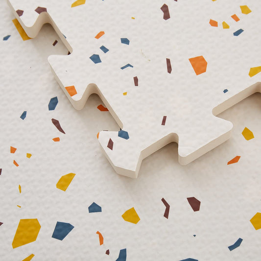 Terrazzo Playmat, Non-Toxic, Eco-Friendly, Large, Puzzle Playmat (Multi), 180 centimeters x 120 centimeters