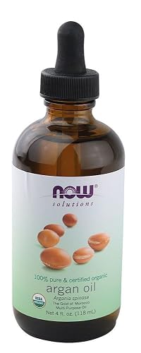 NOW Foods Argan Oil 100% Pure & Certified Organic - 4 fl. oz. 3 Pack