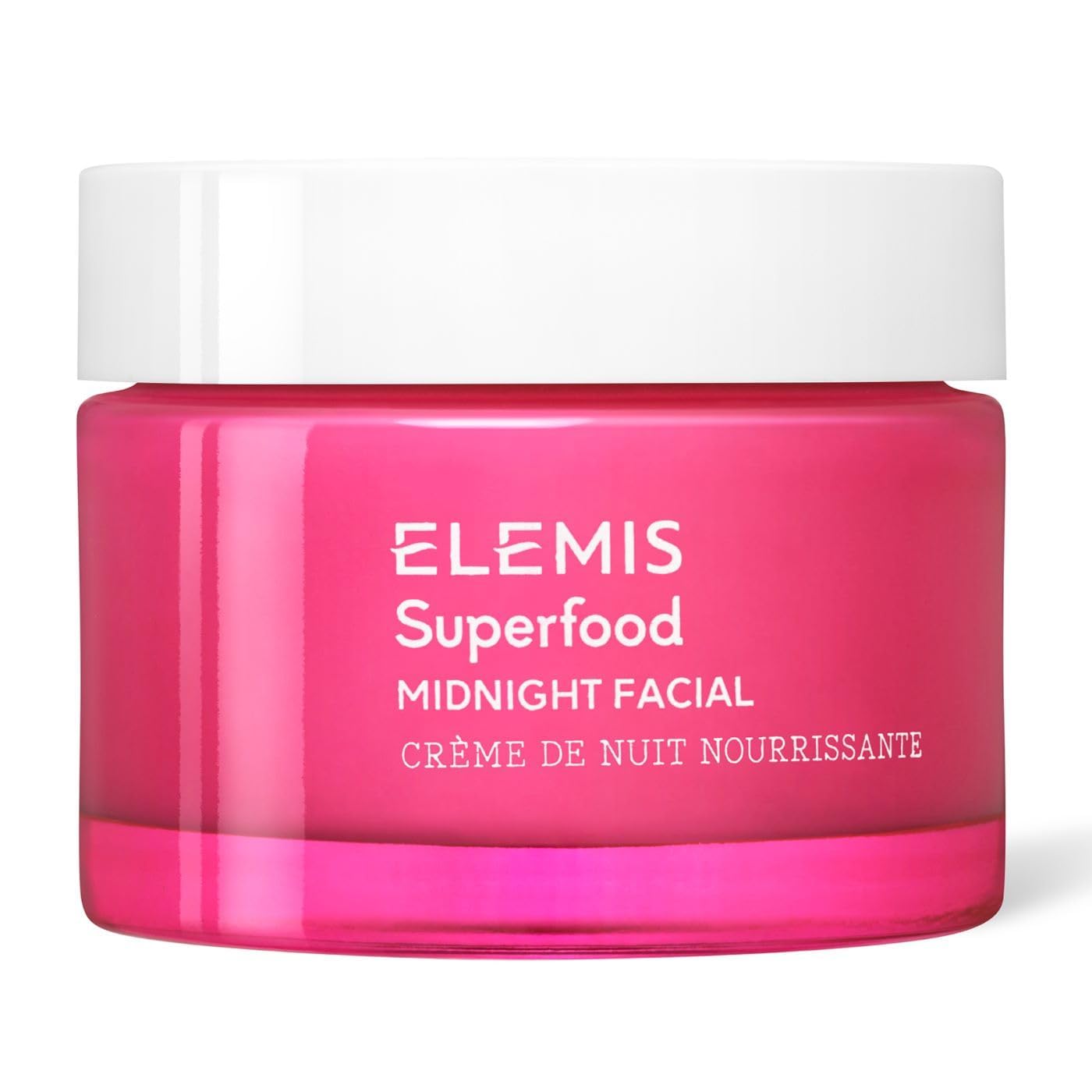 ELEMIS Superfood Midnight Facial - Lightweight Overnight Facial Cream, Prebiotic-Infused Hydrating Gel, Vitamin C Camu Camu Moisturizer, Omega Rich