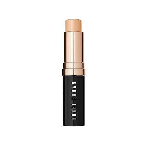 Bobbi Brown Skin Foundation Stick | Portable & Creamy with Medium-to-Full Coverage for Even-Toned Skin, 0.31 Ounce, Neutral Porcelain N-010