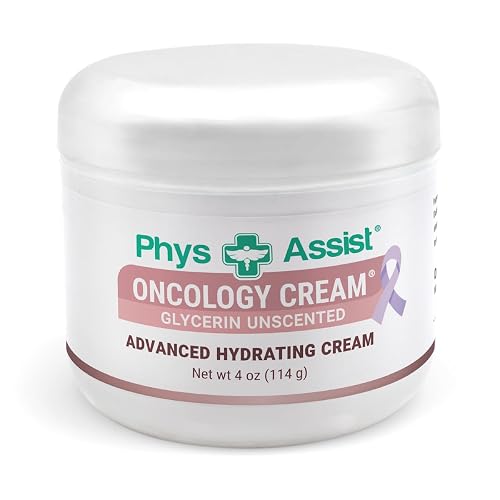 PhysAssist Oncology Cream Glycerin Unscented Moisturizer for Face & Body - Deep Hydration Cream for Dry, Sensitive & Stressed Skin - Fragrance-Free