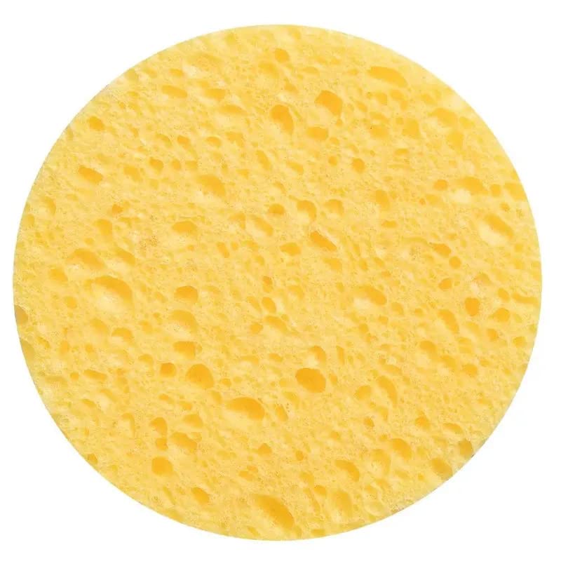 ForPro Professional Collection Premium Compressed Facial Sponges, 50-Count Cellulose Sponges for Facial Cleaning, Exfoliating and Makeup Removal