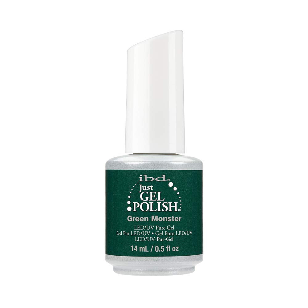 IBD Just Gel Nail Polish, Green Monster, 0.5 Fluid Ounce Beauty & Personal Care IBD