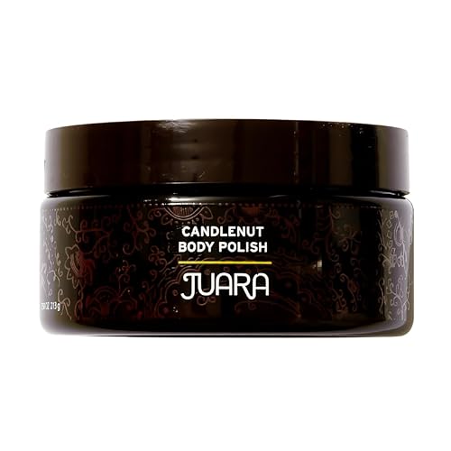 JUARA Candlenut Body Polish - 2-in-1 Exfoliating Body Scrub with Candlenut Oil, Rice Bran & Walnut Shell - Moisturizing Body Exfoliator, No Water