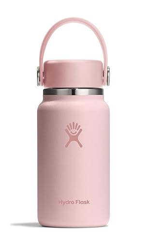 Hydro Flask Micro Water Bottle - Insulated Leak Proof Mini Flask - Stocking Stuffer or White Elephant Gift 6.7 Oz Trillium