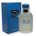 United Scents Blue Wonder For Men Eau de Parfum- 3.4 Fl Oz Fragrance - Top Notes: Grapefruit, Juniper and Bergamot