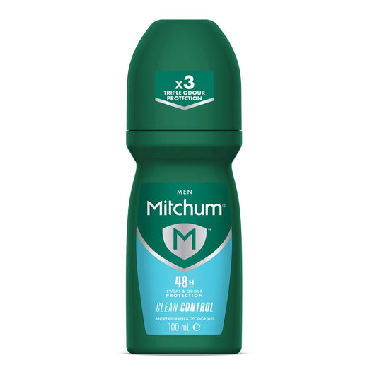Mitchum Clean Control Roll-On For Men X 100 ml by Mitchum Beauty and Personal Care Mitchum