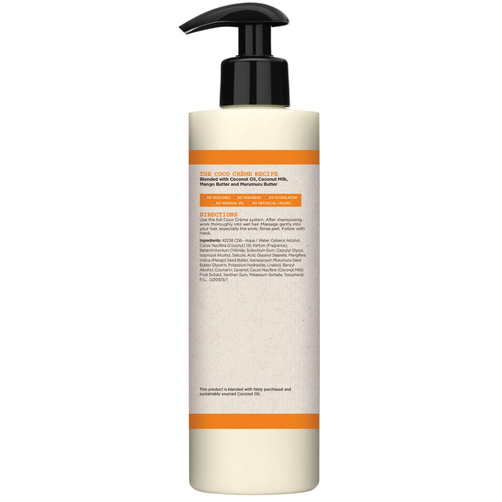 Carol’s Daughter Coco Creme Curl Quenching Conditioner for Very Dry Hair, with Coconut Oil, Paraben Free Conditioner for Curly Hair, 12 oz