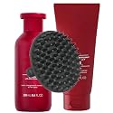 Ultimate Repair Shampoo Conditioner Set + M Hair Designs Scalp Brush (Bundle) - Keratin-Infused, Damage Repair, Sulfate-Free Hair Care for Stronger