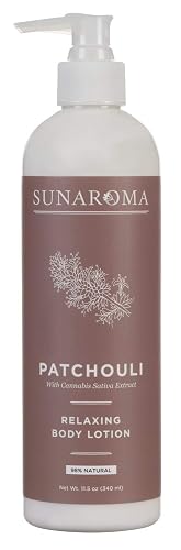 SUNAROMA Lotion Patchouli 11.5 Ounce Pump (Relaxing) (340ml)
