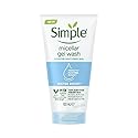 Simple Water Boost Micellar Gel Facial Wash, 5 Oz (150 ML) (1 Count)