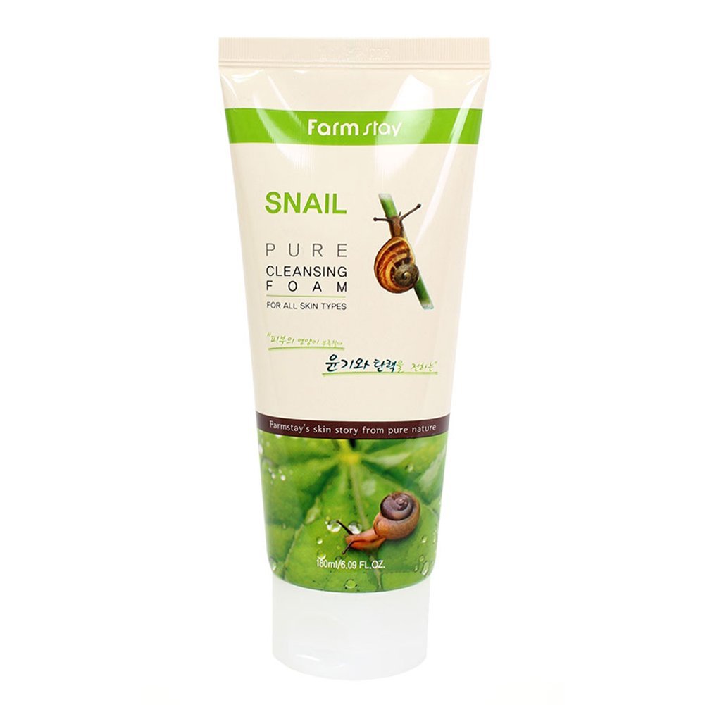 Farm Stay Korean Pure Snail Foam Cleanser [ 180ml / 6.09oz ] ????