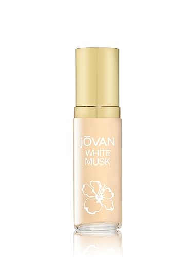 Jovan White Musk for Women Eau de Cologne Spray 2 fl oz (Pack of 1), Notes of Jasmine, Musk, and Amber, Women's Fragrance, Long Lasting, Everyday