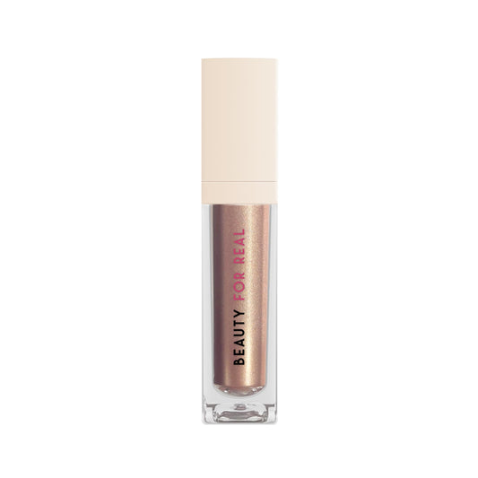 Beauty For Real Level Up Multi-Dimensional Liquid Eyeshadow, Moondance - Pearlized, Glistening Beige - Creaseless, Long-Wear Formula