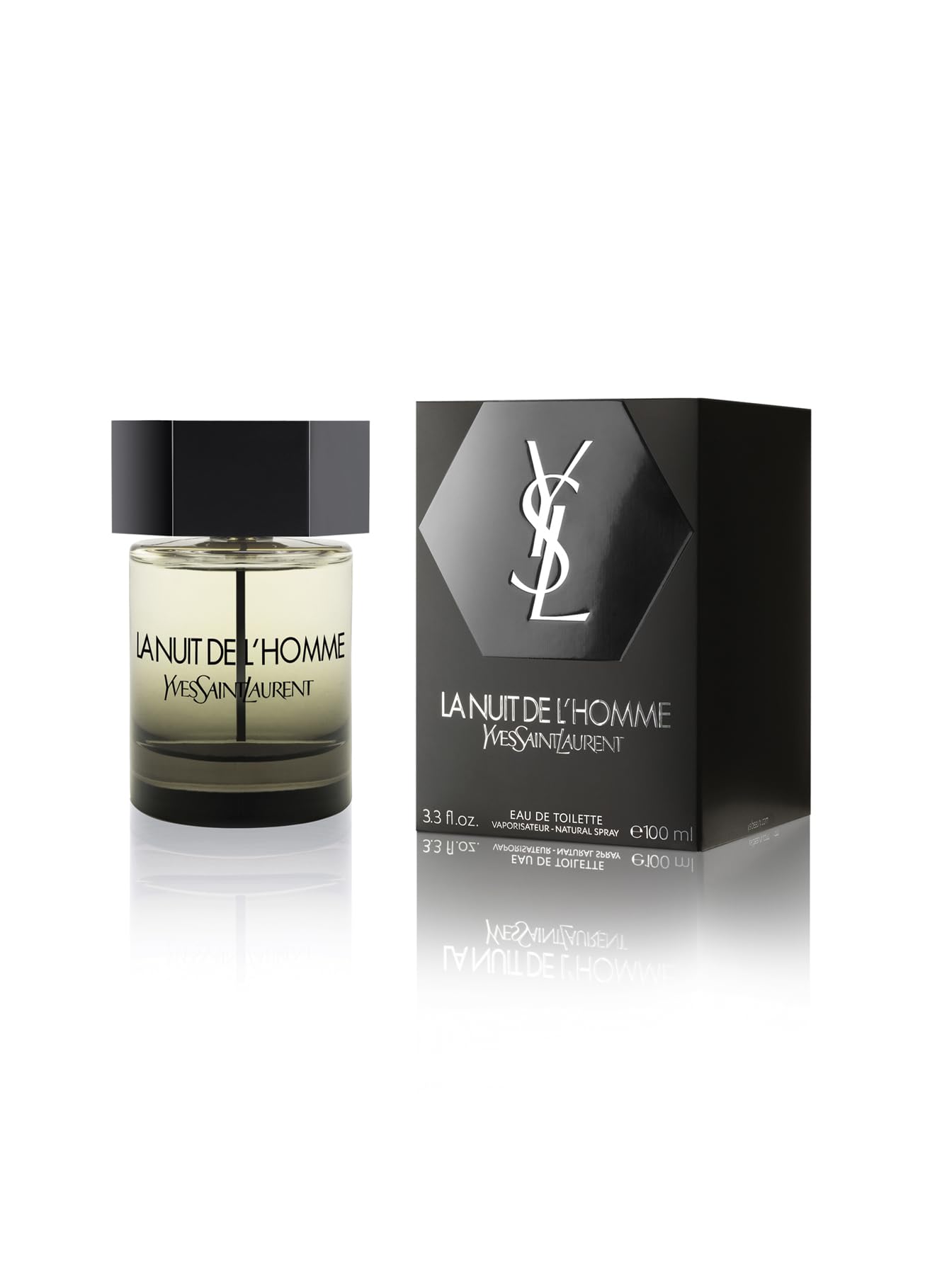 Yves Saint Laurent La Nuit De L'Homme Eau de Toilette Spray, 3.3 Fl Oz