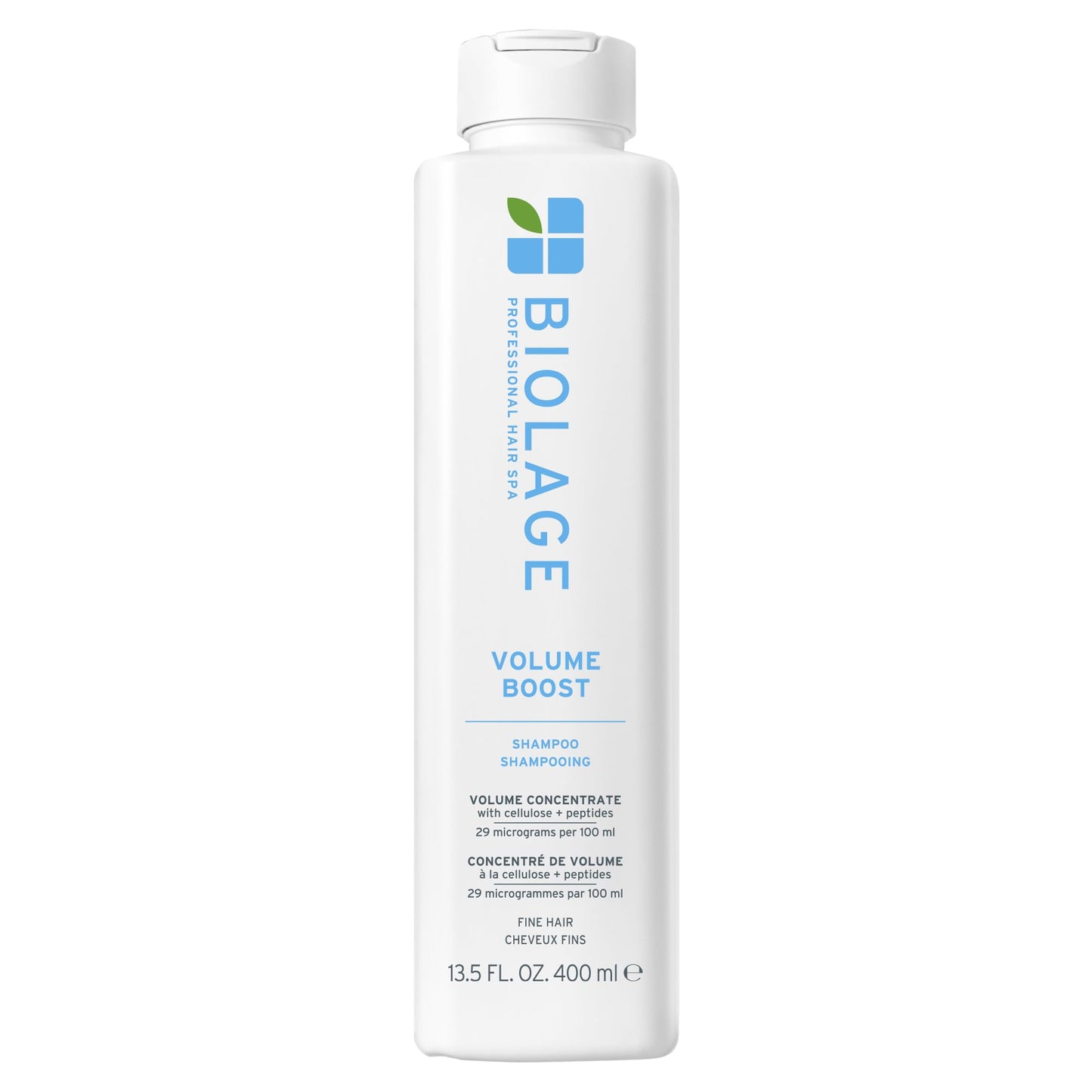 Biolage Volume Boost Shampoo for Fine Hair - Creates Lasting, Lightweight Volume, Root Lift & Shine, With Cellulose and Peptides, Vegan, Paraben