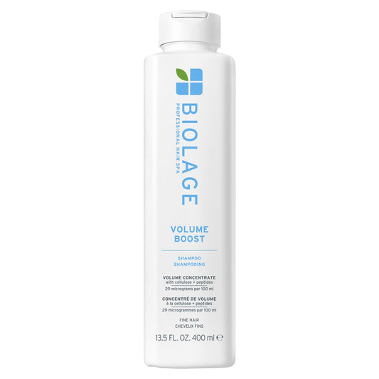 Biolage Volume Boost Shampoo for Fine Hair - Creates Lasting, Lightweight Volume, Root Lift & Shine, With Cellulose and Peptides, Vegan, Paraben