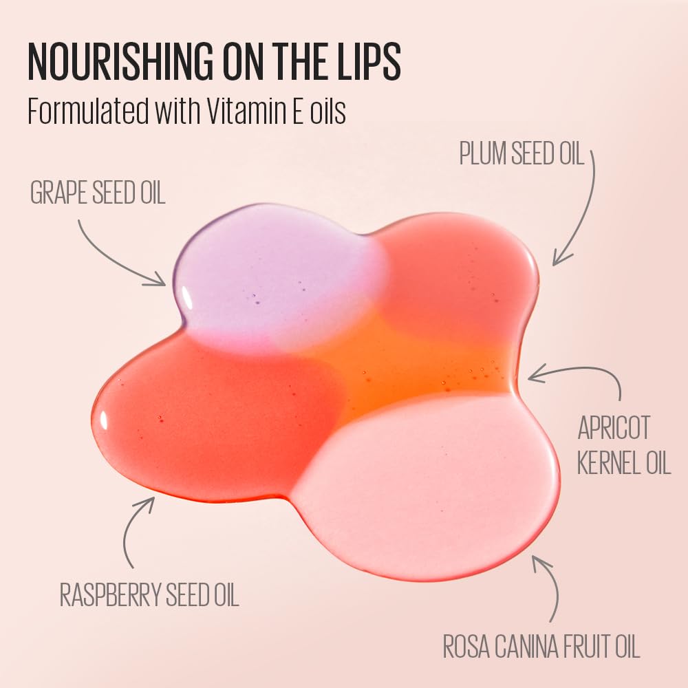Kaja Lip Plumping - Juicy Glass 08 Cherry Cola - Hydrating, Feel Plumped and Lightweight with Vitamin Tree Fruit Oil, Vegan, Cruelty-Free, Clear Tint Beauty and Personal Care Kaja