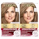 L'Oreal Paris Excellence Crème Permanent Hair Dye, Triple Care Hair Color with Hyaluronic Acid for 100% Gray Coverage, 7 Dark Blonde, 1 Kit (Pack