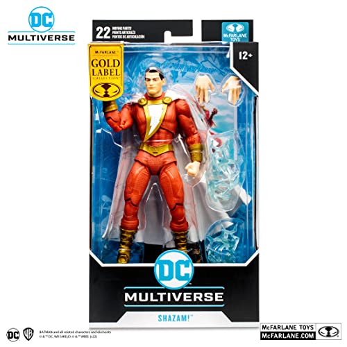 McFarlane DC Multiverse 7IN Shazam! (Gold Label) AF