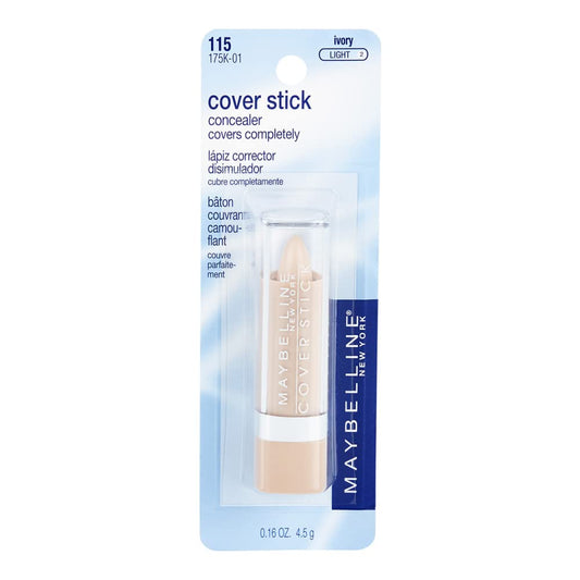 MaybellineNew York, Cover Stick Concealer, Ivory [115], Light 2, 0.16 Ounce