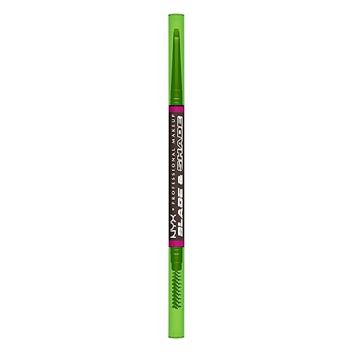 NYX PROFESSIONAL MAKEUP Blade & Shade Brow Pencil, Nano Mechanical Eyebrow Pencil, Up to 16HR Make Up Wear - Ash Brown