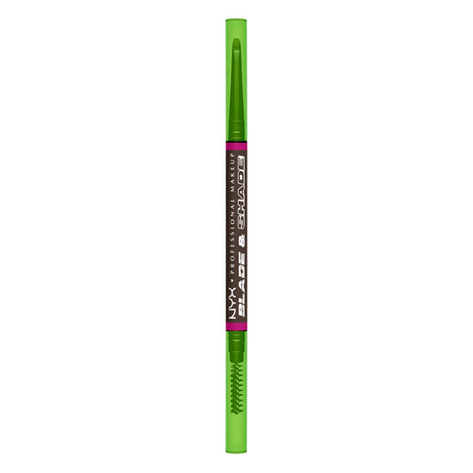 NYX PROFESSIONAL MAKEUP Blade & Shade Brow Pencil, Nano Mechanical Eyebrow Pencil, Up to 16HR Make Up Wear - Ash Brown