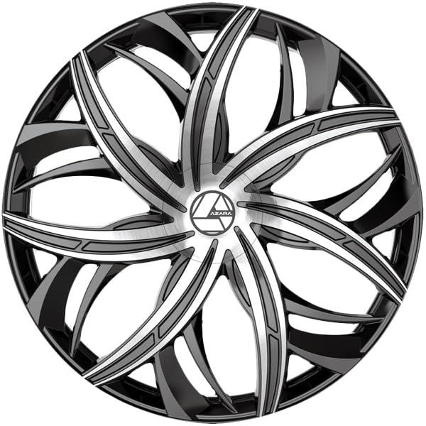 Azara AZA-541 20x8.5 5x108 5x114.3 +35 Cb 74.1 Gloss Black & Machined