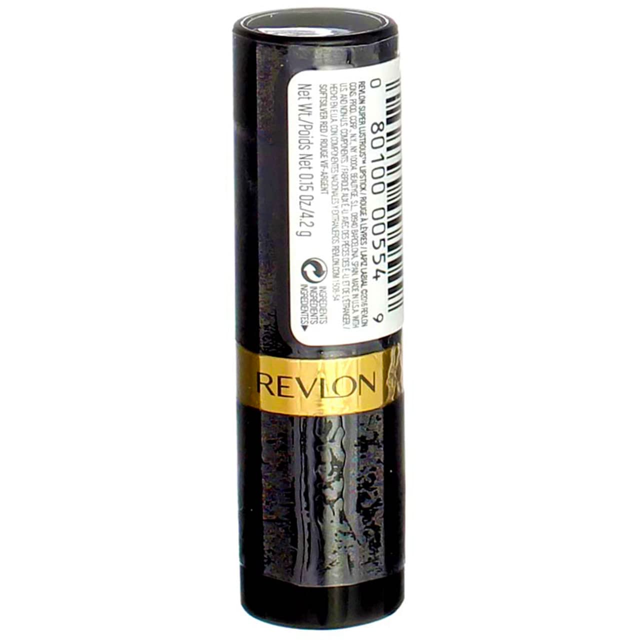 Revlon Super Lustrous Lipstick 1508-54 Softsilver Red 0.15oz