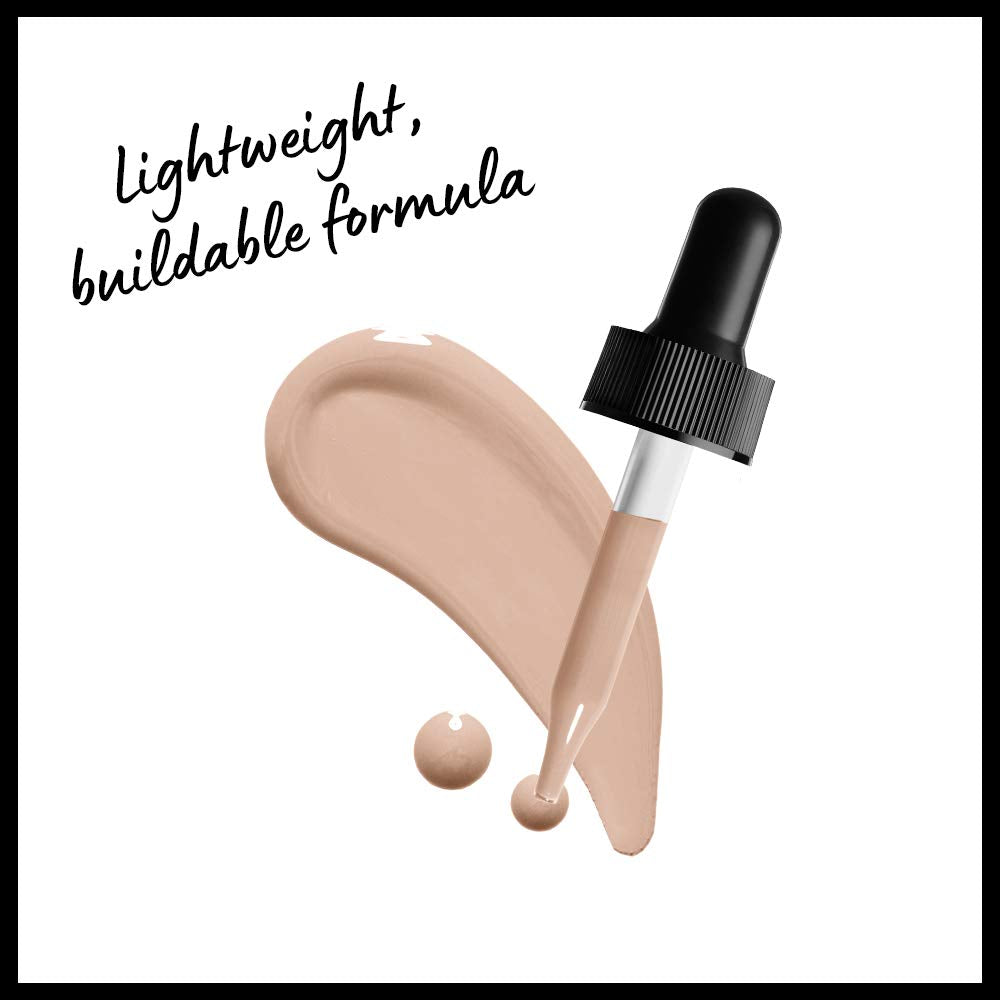 NYX PROFESSIONAL MAKEUP Total Control Pro Drop Foundation, Skin-True Buildable Coverage - Porcelain