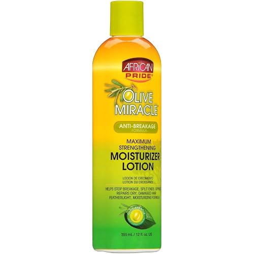African Pride Olive Miracle Moisturizer Lotion 12 oz