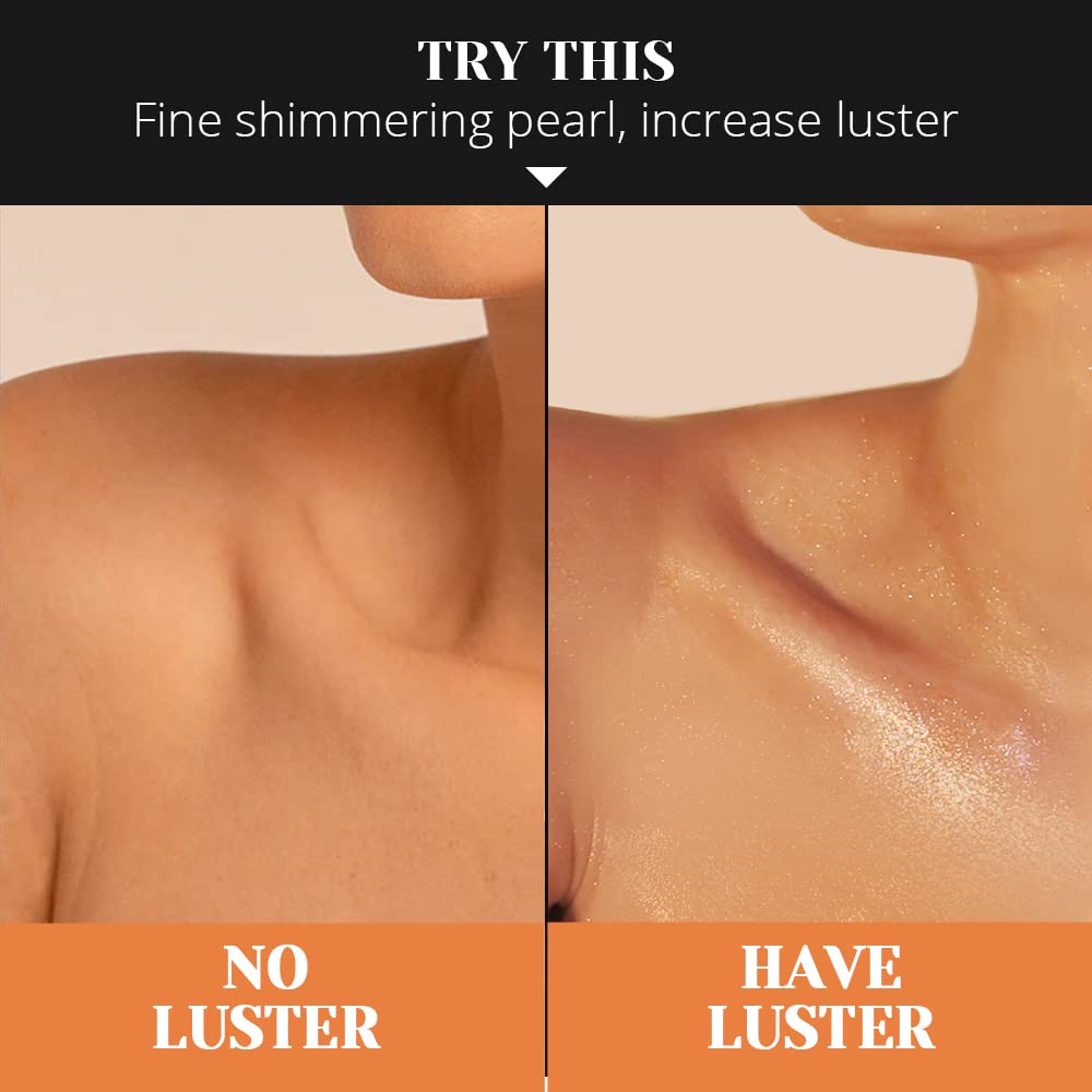 Liyalan Shimmer Body Oil Bronze Gold 5 Color Bronze 3.38 Fl Oz Face Glow Pearl Highlighter Illuminator body Makeup Shine Glitter Gold Liquid Taning Beauty and Personal Care LIYALAN