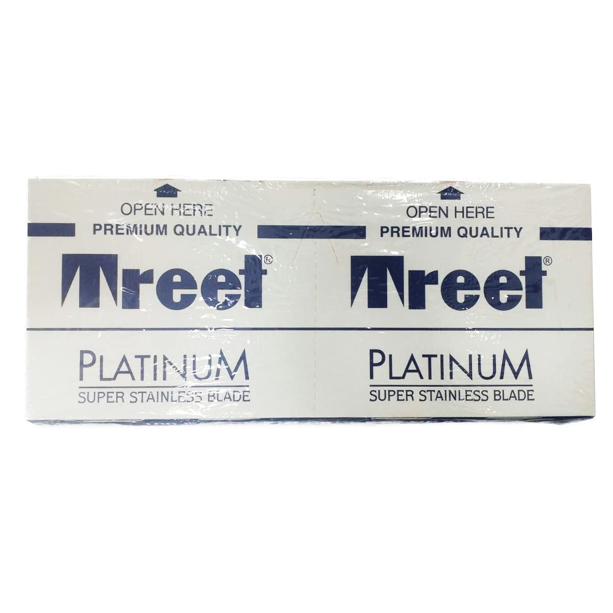 Treet Platinum Super Stainless Double Edge Razor Blades, (100 Blades) Beauty and Personal Care Treet