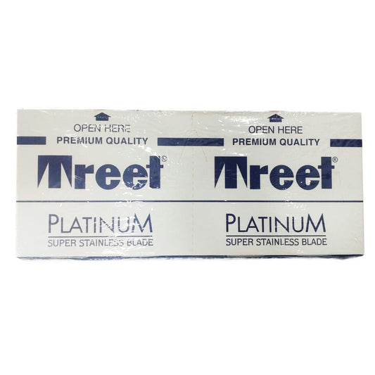 Treet Platinum Super Stainless Double Edge Razor Blades, (100 Blades) Beauty and Personal Care Treet