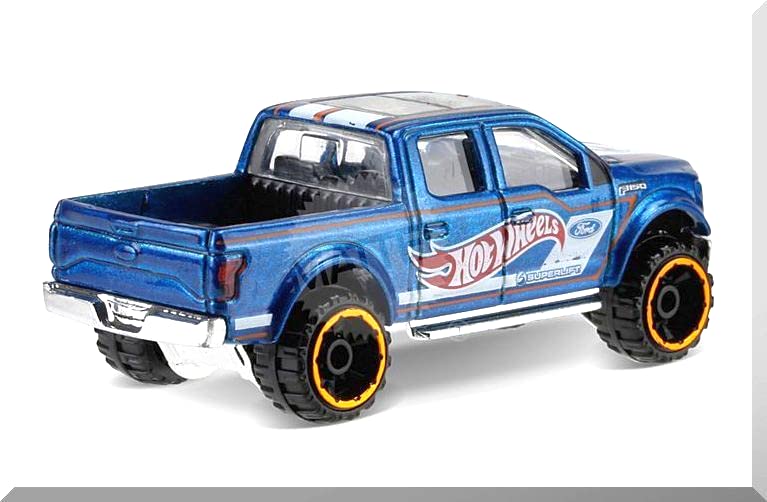 Hot Wheels 2016 HW Hot Trucks '15 Ford F-150 141/250, Blue