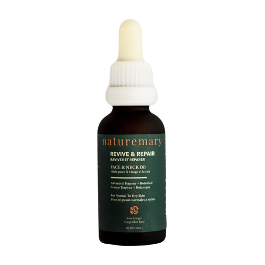 Naturemary Revive and Repair Face and Neck Oil - Hydrating Face Serum - Brightens, Smoothens, and Evens Complexion - Boosts Collagen - 1 oz Beauty & Personal Care Naturemary