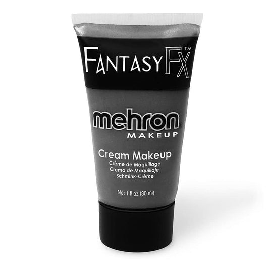 Mehron Makeup Fantasy FX Cream Makeup | Water Based | Halloween | Monster Grey Face & Body Paint For Adults 1 fl oz (30ml) (MONSTER GREY)