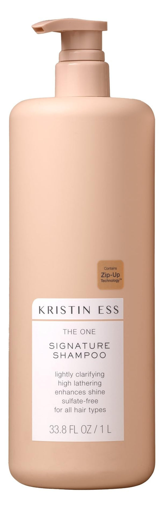 Kristin Ess Hair One Signature Shampoo with Avocado Oil + Castor Oil for Women - Lightly Clarifying Daily Sulfate Free Hydrating Shampoo, Color Safe