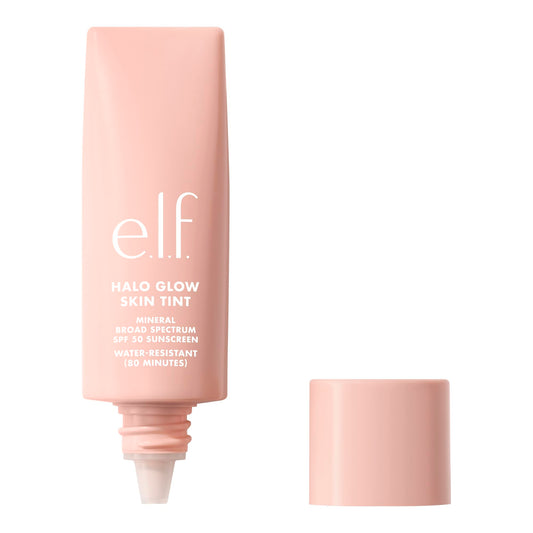 e.l.f. Halo Glow Skin Tint SPF 50, Tinted Moisturizer For Light, Buildable Coverage, Creates A Natural Glow, Vegan , 3 Fair Cool Beauty & Personal Care e.l.f.