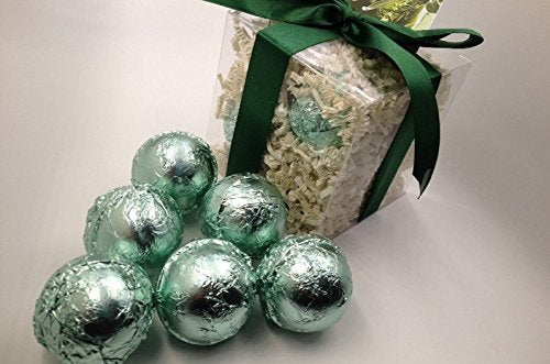 LEMONGRASS & SAGE GIFT SET with 6 Bath Bomb Fizzies with Shea, Mango & Cocoa Butter, Ultra Moisturizing (14 Oz) Great for Dry Skin, All Skin Types…