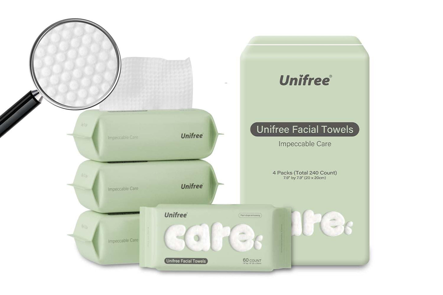 Unifree Facial Tissues I Dry Wipes I Makeup Remover, 16-pack Value Pack, 480 Count Beauty and Personal Care UNIFREE Default Title