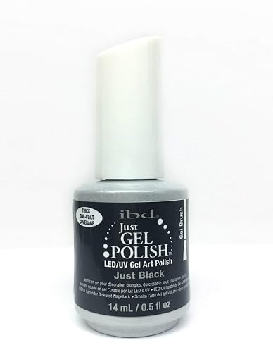 IBD Just Gel Polish - LED/UV Gel Art Polish - Just Black 56953 Beauty & Personal Care IBD