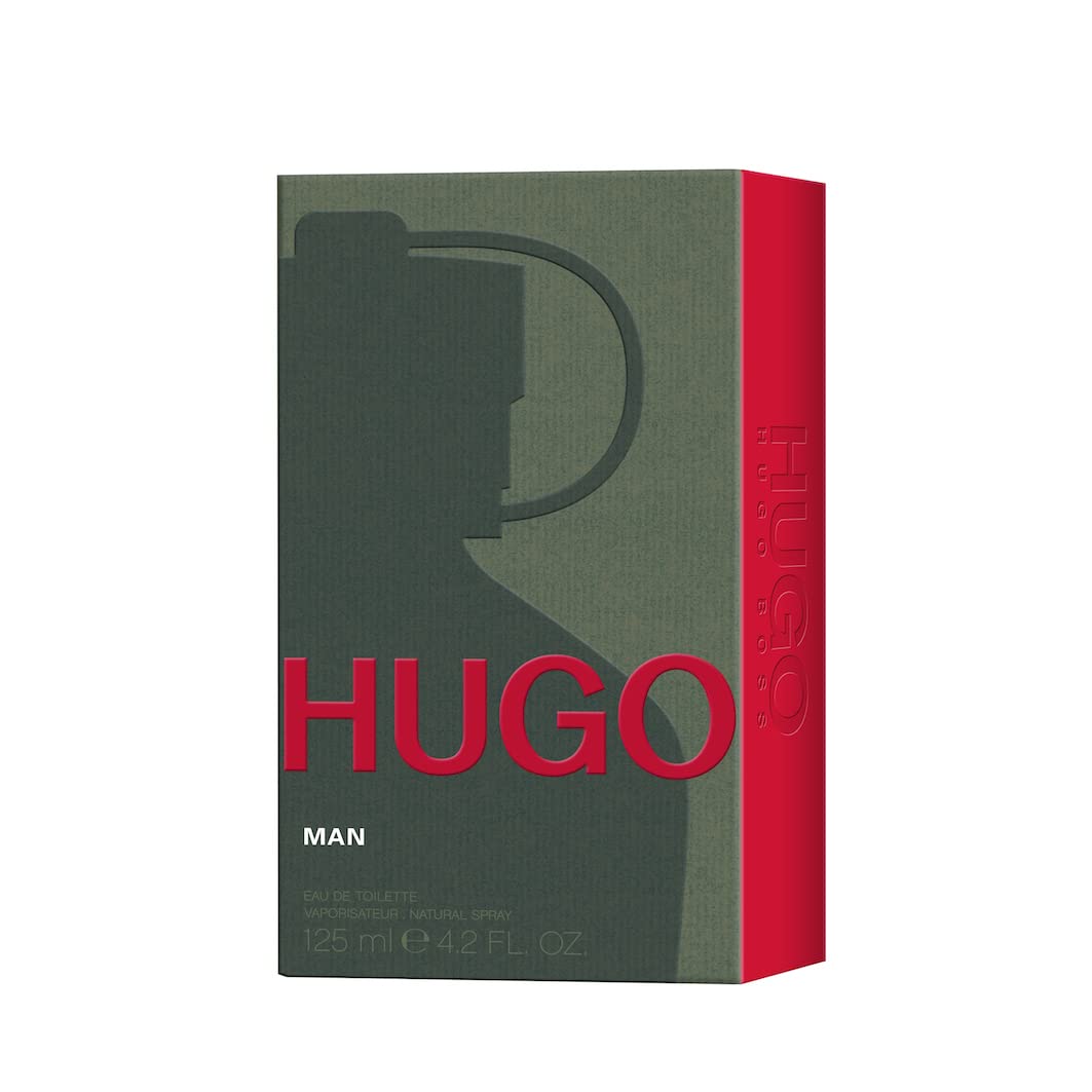 Hugo Boss Hugo Man Eau de Toilette - Fresh Aromatic Cologne - With Notes of Green Apple & Fir Balsam - Long Lasting Fragrance for Everyday Wear